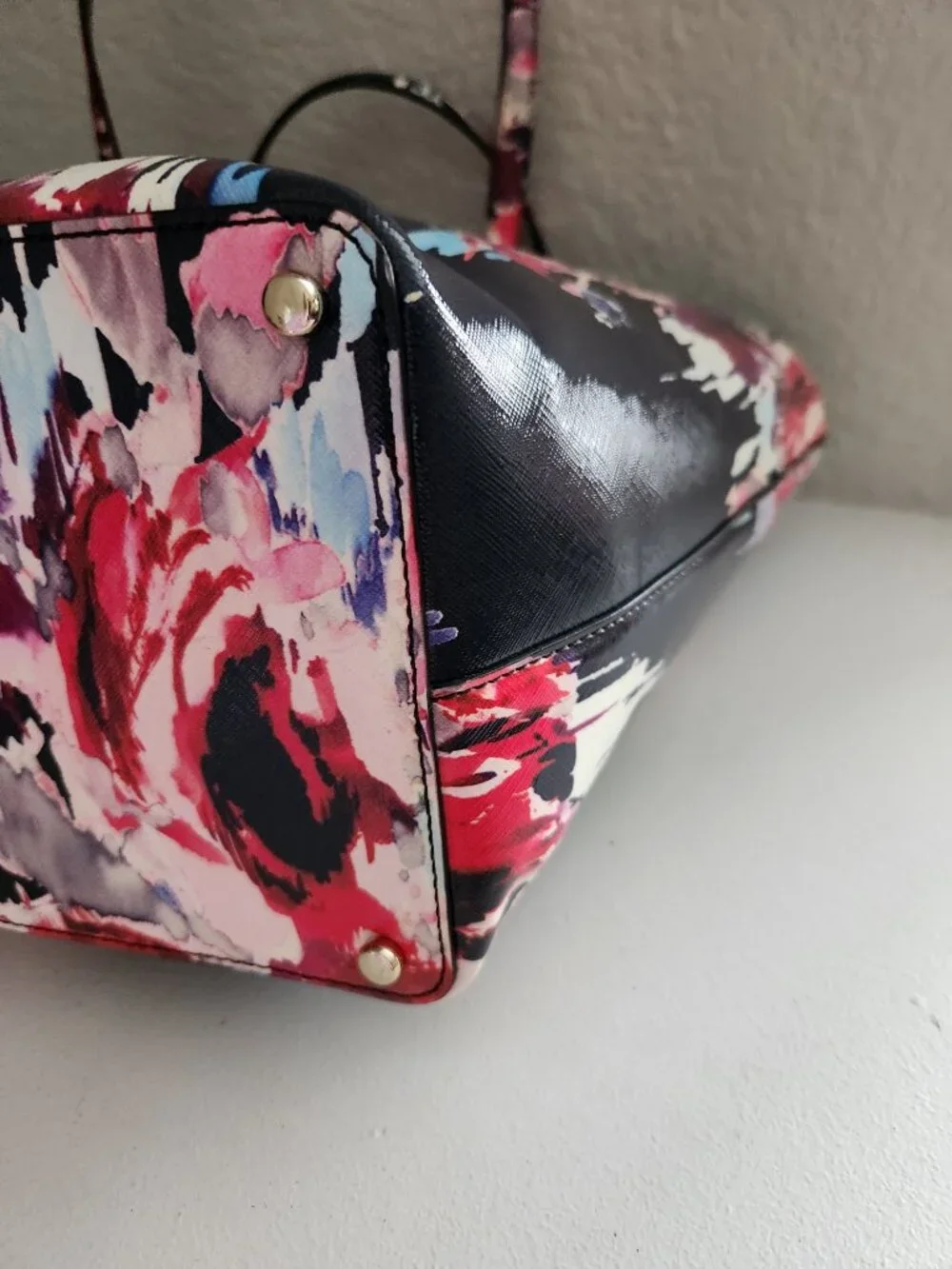 New Kate Spade NY Poppy Floral Tote Bag Purse
